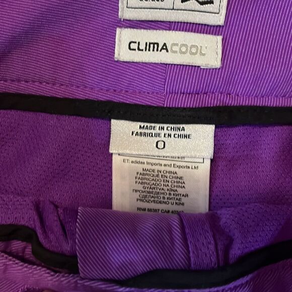 adidas Women's Purple Skort - Picture 2 of 4